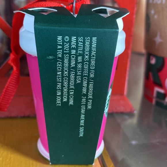 ⭐️⭐️Starbucks⭐️⭐️ 2021 Pink Ornament - Picture 4 of 5
